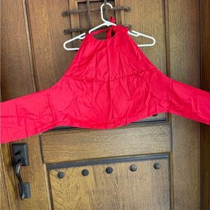 100% silk open back crop top size S, M , L